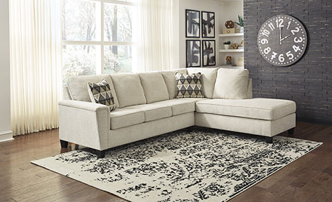 83904 Abinger 2-Piece Sectional with Chaise - Click Image to Close